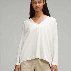 Lululemon Back In Action V-Neck Long Sleeve- NWT